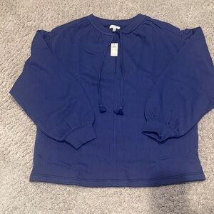 Aerie Crewneck Sweatshirt with open neck